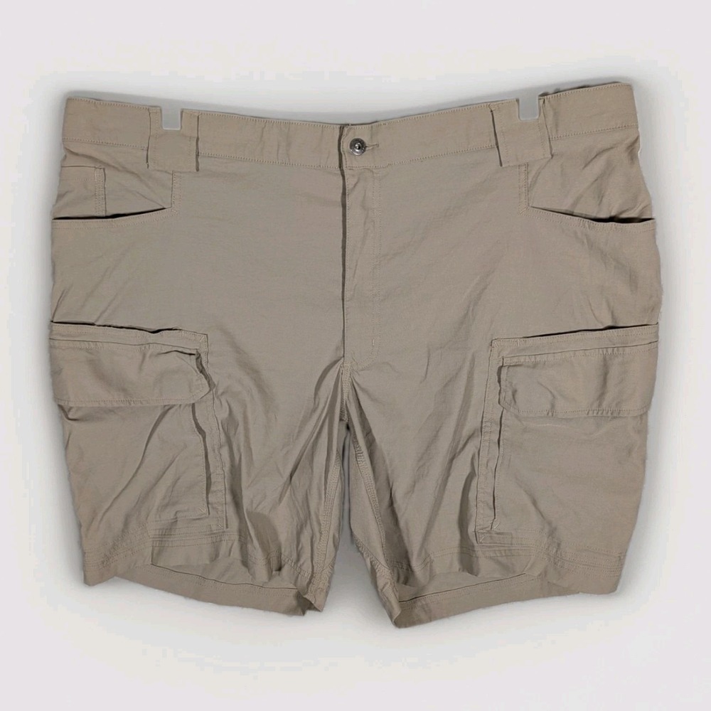 Duluth Flex Dry On The Fly Cargo Shorts Men's 48 Relaxed Fit Stretch Zip **